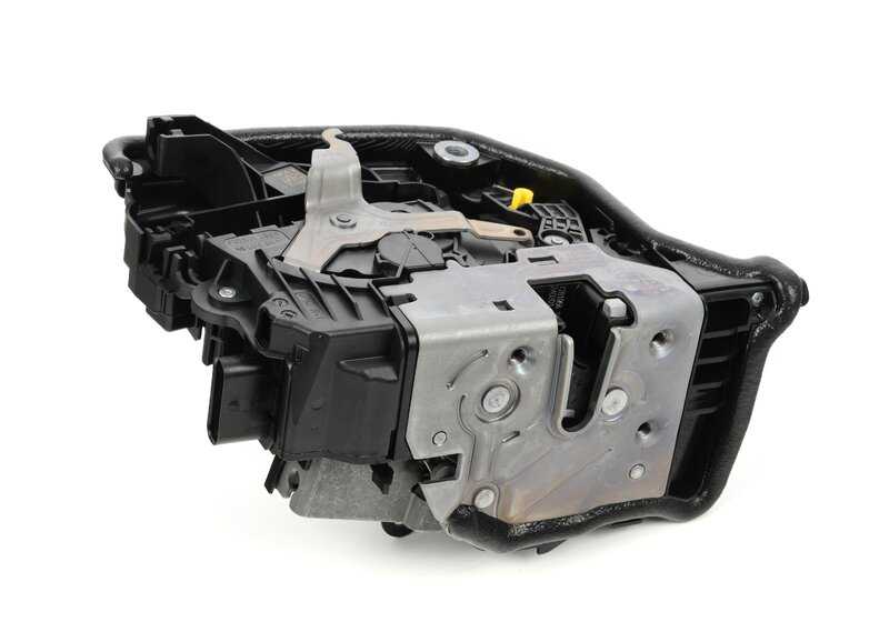 Right rear door closure 51227281956 for BMW F90, G30, G11, G12, F15, F85, F16, F86. Original BMW.
