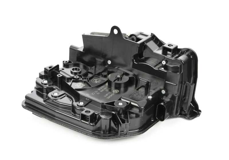 Right rear door closure 51227281956 for BMW F90, G30, G11, G12, F15, F85, F16, F86. Original BMW.