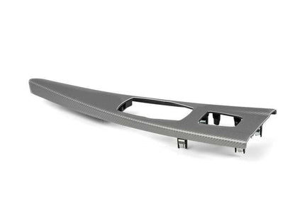 Embellecedor aluminio consola central OEM 51166830580 para BMW F33 {420d, 420i, 425d, 430d, 430i}. Original BMW.