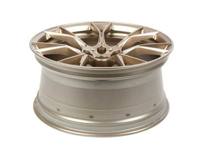 Llantas de aleación M diseño Y-Spoke 789 OEM 36119501872 para BMW F90 M5 y M5 CS. Color bronce dorado, 20". Original BMW.