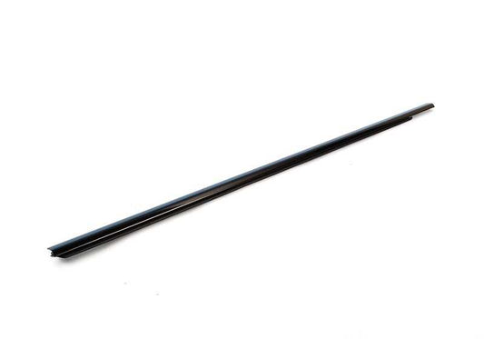 OM Exterior embelezamento 51217207256 Para porta frontal direita em preto brilhante para BMW E60, E61. BMW original.