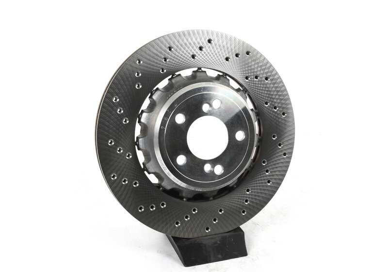 Disco de freno ventilado izquierdo OEM 34207889667 para BMW F87, F87N, F80, F80N, F82, F82N, F83, F83N. Diámetro 370 mm. Original BMW.