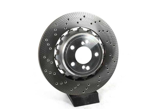Disco de freno ventilado izquierdo OEM 34207889667 para BMW F87, F87N, F80, F80N, F82, F82N, F83, F83N. Diámetro 370 mm. Original BMW.