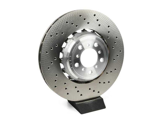 Disco de freno ventilado delantero derecho OEM 34112284810 para BMW F87 M2, F80 M3, F82 M4, F83 M4... y más. Original BMW.