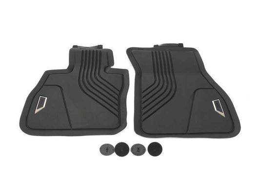 Alfombrillas todo clima delanteras OEM 51472469121 para BMW Serie 1 F40, Serie 2 F44 Gran Coupé. Original BMW.
