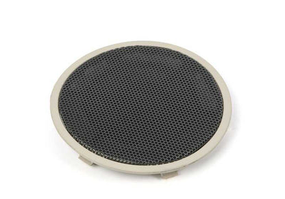 Embellecedor altavoz puerta OEM 51417345191 color blanco para BMW X5 F15 y X6 F16. Compatible con versiones sDrive y xDrive. Original BMW.