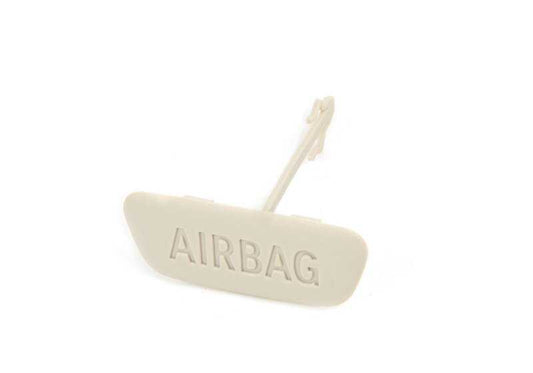 Tapón embellecedor Airbag color marfil OEM 51486993291 para BMW X7 G07 (todas las versiones: ALPINA XB7, xDrive30d, xDrive40d, xDrive40i, M60i xDrive). Original BMW.