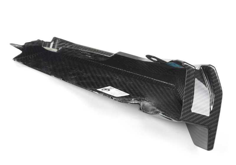 Splitter delantero izquierdo OEM 51117907353 para BMW M3 CS (G80) y M4 CS (G82). Compatible con modelos fabricados entre 2023 y 2024. Pieza original BMW.