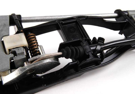 Portador empuñadura exterior puerta delantera izquierda OEM 51217048281 para BMW Serie 3 E46. Original BMW.