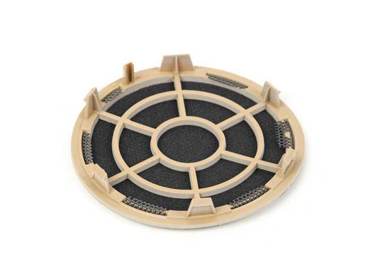 Embellecedor altavoz puerta OEM 51417345191 color blanco para BMW X5 F15 y X6 F16. Compatible con versiones sDrive y xDrive. Original BMW.