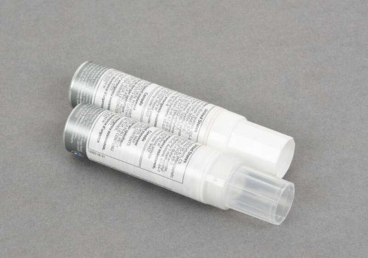 Pintura de retoque color Plata Orion metálico (2x12ml) OEM 51912148485 para BMW E46,E60,E61,E81,E82,E83,E84,E87,E88,E90,E91,E92,E93,F01,F02,F10,F11,F20,F30,F31,G20,X1,X3,X5,Z4. Original BMW.