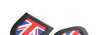 Moldura lateral Union Jack OEM 51132413351 para MINI Countryman F60, F60 LCI. Original MINI.