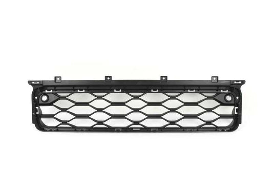 Rejilla central parachoques delantero OEM 51117422938 para MINI F60 (Cooper, Cooper S, All4) con y sin sensores PDC. Original MINI.