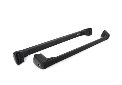 Barras de techo originales OEM 82705A69956 para BMW X3 G45 y Serie 2 G45 (todos los modelos compatibles). Válidas para montar baúl, portaesquís o portabicicletas. Original BMW.