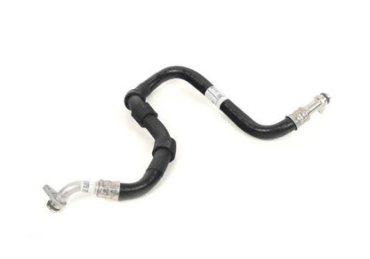 Tubo de retorno del radiador de aceite OEM 17228094809 para BMW F90 M5, F90 M5 CS, F91 M8 Competition, F92 M8 Competition. Original BMW.