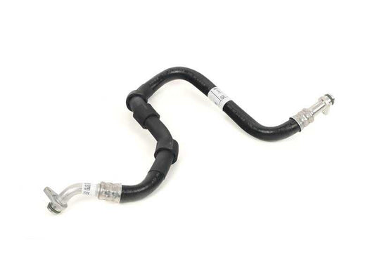Tubo de retorno del radiador de aceite OEM 17228094809 para BMW F90 M5, F90 M5 CS, F91 M8 Competition, F92 M8 Competition. Original BMW.