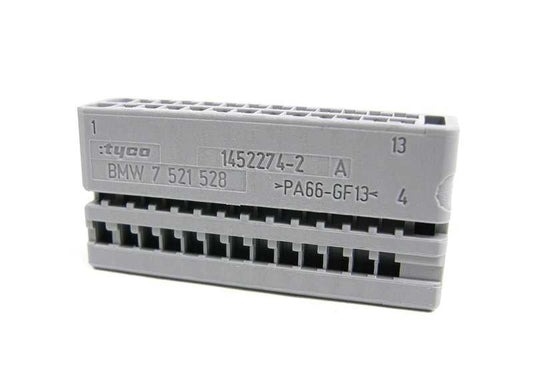 Conector hembra 26 pines OEM 12527521528 para BMW E81, E82, E87, E88, E90, E91, E92, E93, E60, E61, E63, E64, E65, E66, E83, E71, E85, E86, E89. Original BMW.
