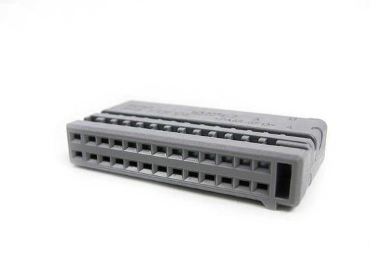 Conector hembra 26 pines OEM 12527521528 para BMW E81, E82, E87, E88, E90, E91, E92, E93, E60, E61, E63, E64, E65, E66, E83, E71, E85, E86, E89. Original BMW.