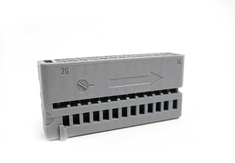 Conector hembra 26 pines OEM 12527521528 para BMW E81, E82, E87, E88, E90, E91, E92, E93, E60, E61, E63, E64, E65, E66, E83, E71, E85, E86, E89. Original BMW.