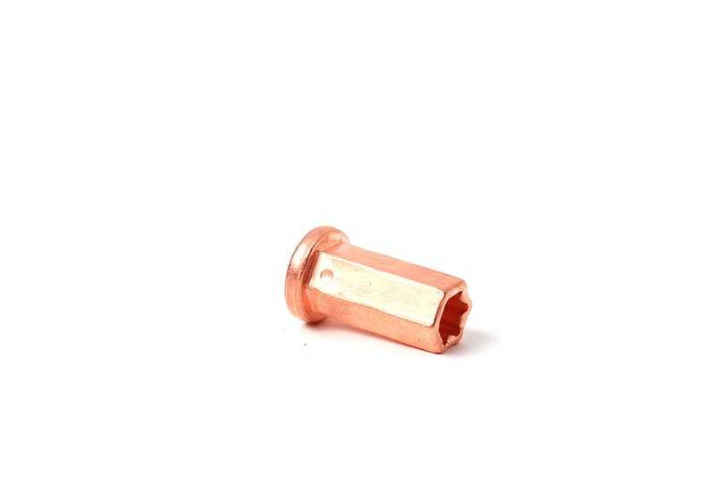 Tuerca de brida OEM 18407502196 para BMW E82, E88, F20, F21, F22, F23, F87, E90, E91, E92, E93, F30, F31, F34, F32, F33, F36, E60, E61, F07, F10, F11, F06, F12, F13, F01, F02, E84, F25, F26, E70, F15, E71, F16, E89. Original BMW.