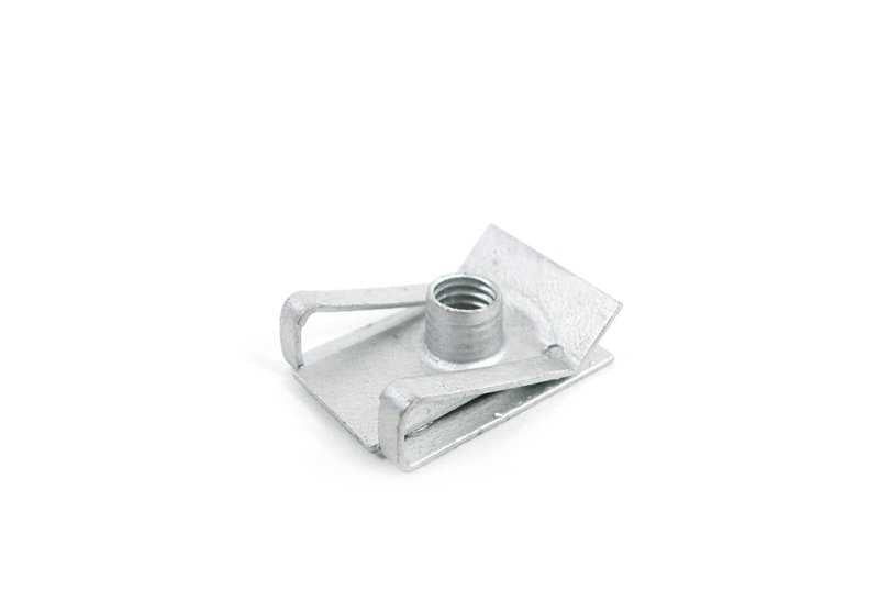 Tuerca de chapa OEM 61131372033 para BMW {E81,E82,E87,E88,F20,F21,F40,F22,F23,F44,F45,F46,F87,E30,E36,E46,E90,E91,E92,E93,F30,F31,F34,F80,G20,G21,G28,G80,F32,F33,F36,F82,F83,G22,G23,G26,G82,G83,E28,E34,E39,E60,E61,F07,F10,F11,F18,F90,G30,G31,G38,G60,