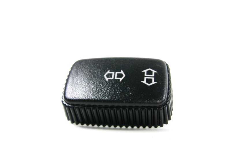 Seat adjustment button (height and displacement) OEM 61318410677 for BMW 1 F20 series, 2 F22 series, F23, 3 F30 series, F31, F34, 4 F32 series, F33, F36, 5 G30 Series, G31, X3 G01, X4 G02. Original BMW.