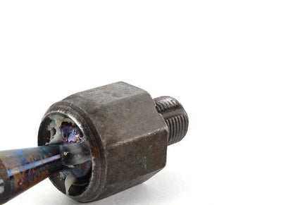 Right tie rod for BMW 3 Series E46, Z4 E85, E86 (OEM 32106777504). Original BMW