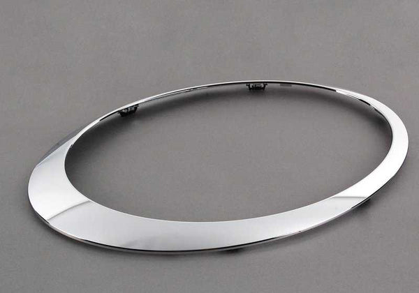 Embellecedor de faro derecho OEM 51137149906 para MINI R55, R56, R57, R58, R59. Original MINI.