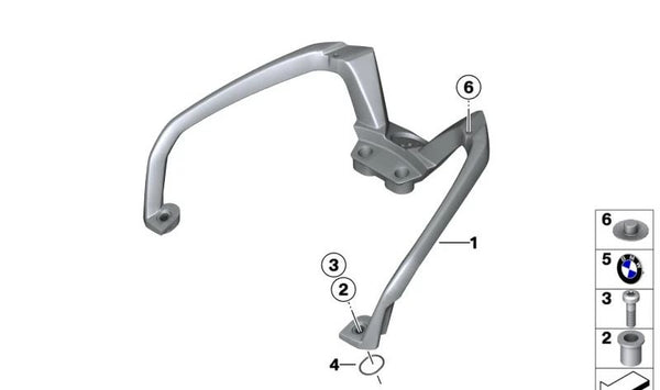 Tornillo cabeza plana M8x30 OEM 07119907041 para BMW Motorrad CK18, CK19, KK48 {C 600 Sport, C 650 Sport, C 650 GT, K 1600 GT, GTL}. Original BMW Motorrad.