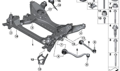 Parafuso Sechsrund para BMW Série 2 F23, F23N, Série 4 F33, F83, X3 F97, G01, X4 F98, G02 (OEM 07147426660). BMW original