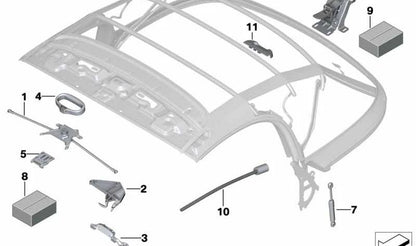 Cubierta de techo OEM 54347382879 para MINI Roadster R59 (01/2011 - 04/2015). Original MINI.