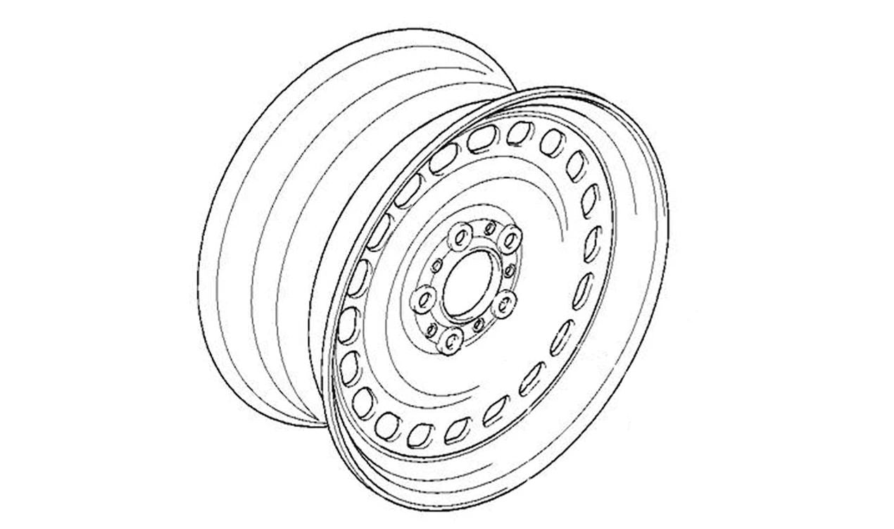 Llanta de aleación 15" Classic-Styling 12 negra OEM 36111092696 para BMW E39 {520d, 520i} compatible con versiones del 01/1996 al 09/2003. Original BMW.
