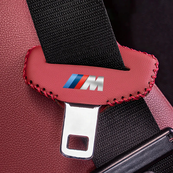 Cubiertas Protectoras de Cuero para Cinturón de Seguridad BMW - Pack de 2