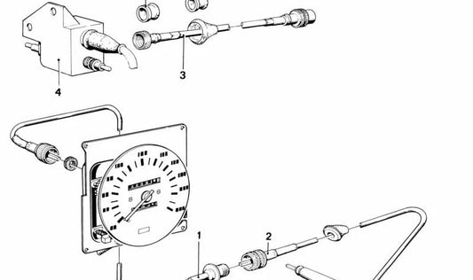 OEM -Service -Intervallschalter 61311360837 für BMW E21 318i, 320i (alle angegebene Motoren und Übertragungen). Original BMW.