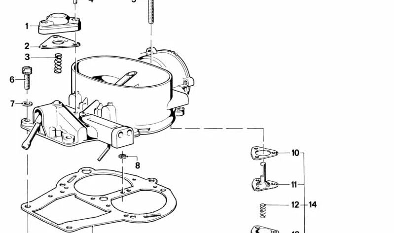 Junta OEM 13111263341 para BMW E21, E12. Original BMW.