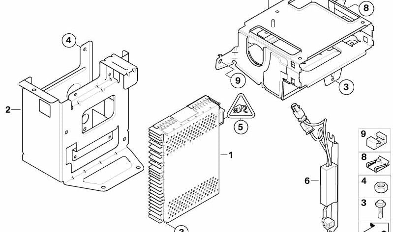 Divisor de antena IBOC OEM 65209192725 para BMW E82, E88, E90, E90N, E91, E91N, E92, E93, E93N, E60, E60N, E61, E61N, E63, E63N, E64, E64N, E70, E71. Original BMW.