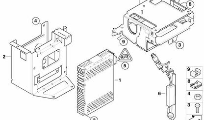 Divisor de antena IBOC OEM 65209192725 para BMW E82, E88, E90, E90N, E91, E91N, E92, E93, E93N, E60, E60N, E61, E61N, E63, E63N, E64, E64N, E70, E71. Original BMW.