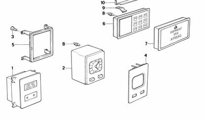 OEM verification unit 62141375750 for BMW E30 320i and 325i (1986–1993). Compatible only with automatic versions. Original BMW.