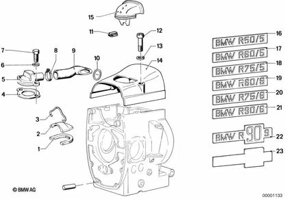 Desaireador para BMW R248 (OEM 11151335756). Original BMW