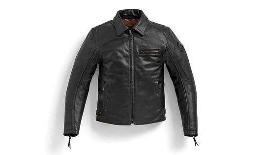 Chaqueta de cuero PureBoxer negra talla XS OEM 76121541026 para BMW Motorrad. Original BMW Motorrad.