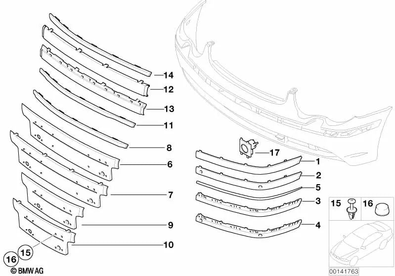 Registrierungsunterstützung für BMW E65, E66 (OEM 51117043454). Original BMW.