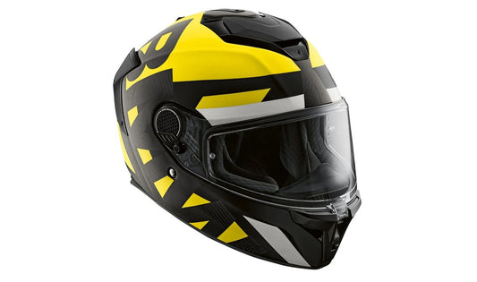 Casco integral Xomo Carbon OEM 76317912935 para BMW Motorrad {modelos compatibles}. Original BMW Motorrad. Ideal para motoristas, cómodo, seguro y con visor solar integrado. Ajuste perfecto incluso con gafas.