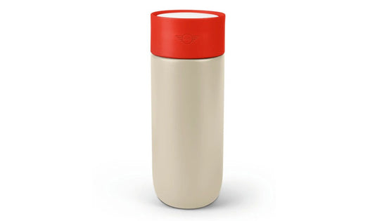 Caneca de viagem Color Block 500 ml OEM 80285B32110 para MINI. MINI originais.
