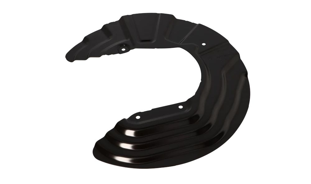 Chapa protectora freno delantero izquierdo OEM 34106787513 para BMW X3 F25 (sDrive18d, sDrive20i) y BMW X4 F26. Original BMW.