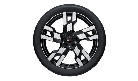 Llanta completa de invierno JCW Flag Spoke 949 18" negro OEM 36115A92E49 para MINI Countryman U25 (10/2022 - 03/2025). Original MINI.