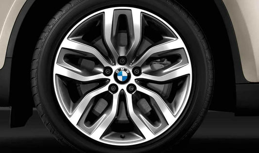 Y-spoke aluminium wheels 337 for BMW X5 E70, E70N (OEM 36116788028). Original BMW