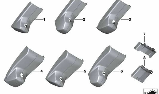 OEM -Kabelkanal 51169268718 für BMW F07 (5 GT -Serie), F15 (x5), F85 (x5 m), F16 (x6), F86 (x6 m). Original BMW.