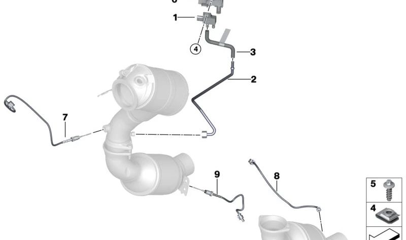 Manguito de admisión OEM 18328482887 para BMW G30, G31, G11, G12. Compatible con modelos M550i xDrive, 750i xDrive, ALPINA B5. Original BMW.