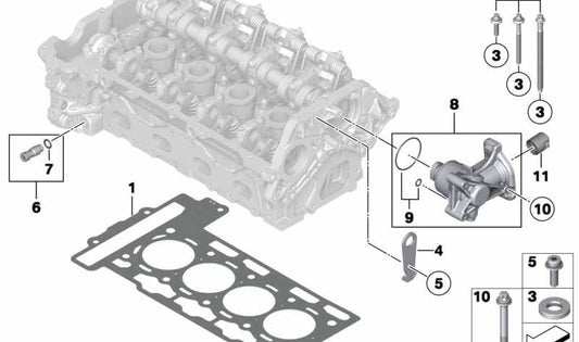 Unidad de transmisión OEM 11127628021 para BMW F20, F20N, F21, F21N, F30, F30N, F31, F35, F35N y MINI R55N, R56N, R57N, R58, R59, R60, R61. Original BMW y MINI.