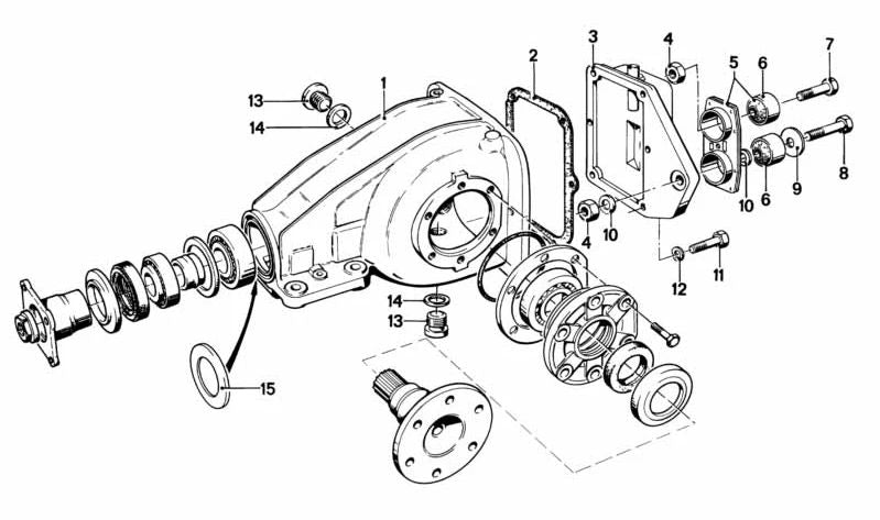 Junta sin amianto OEM 33113604117 para BMW 114, 1502, 1600, 1600-2, 1600 GT, 1600 ti, 2002. Compatible con modelos de los años 1966 a 1977. Original BMW.